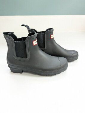 NEW Hunter Chelsea Rain Boot Size 8  WFS2078RMA